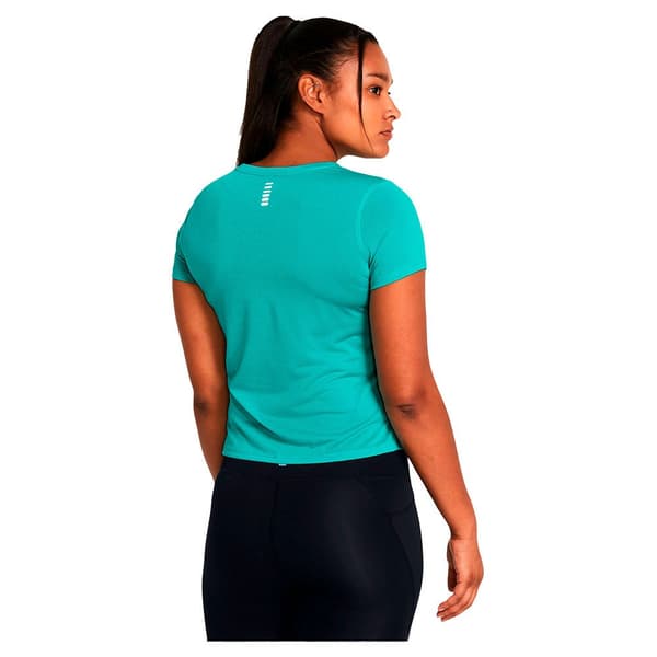 Under Armour Lyhythihainen T-paita Launch Vihreä L Nainen