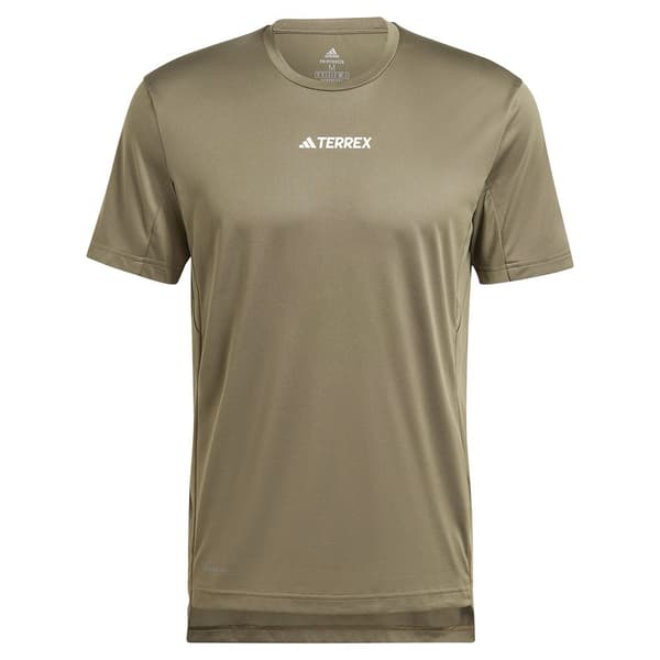 Adidas Lyhythihainen T-paita Terrex Multi Ruskea S Mies