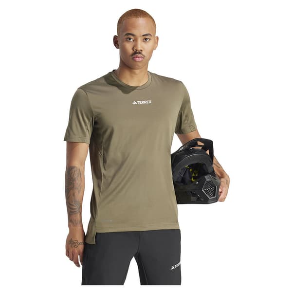 Adidas Lyhythihainen T-paita Terrex Multi Ruskea S Mies