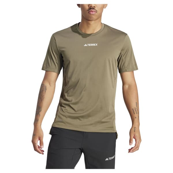 Adidas Lyhythihainen T-paita Terrex Multi Ruskea S Mies