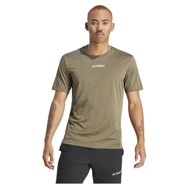 Adidas Lyhythihainen T-paita Terrex Multi Ruskea S Mies