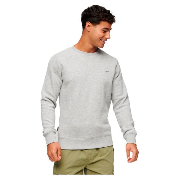 Superdry Tröja Essential Logo Grå S Man