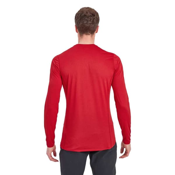 Montane Pitkähihainen T-paita Dart Lite Punainen XL Mies