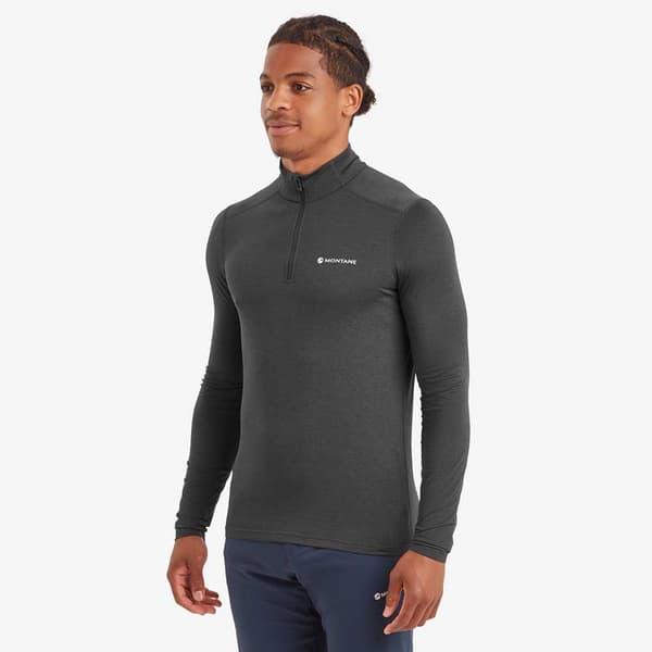 Montane Långärmad T-shirt Med Halv Dragkedja Dart Xt Grå XL Man