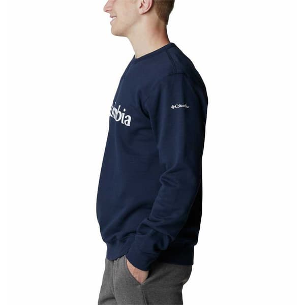 Columbia Sweatshirt Logo Crew Blå M Mand