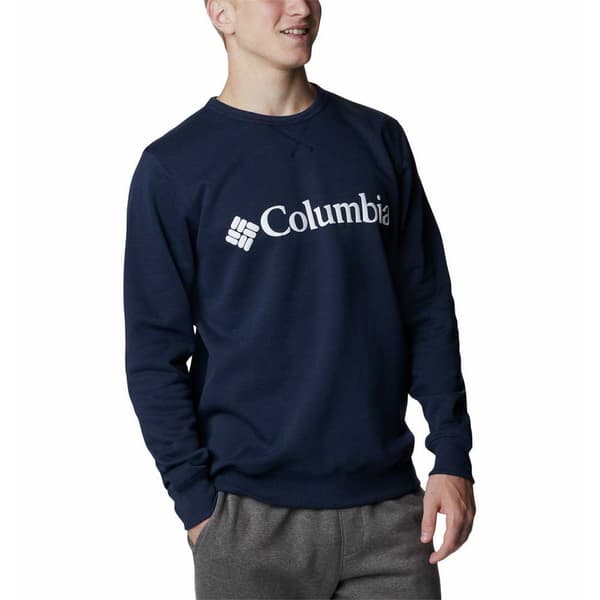 Columbia Sweatshirt Logo Crew Blå M Mand
