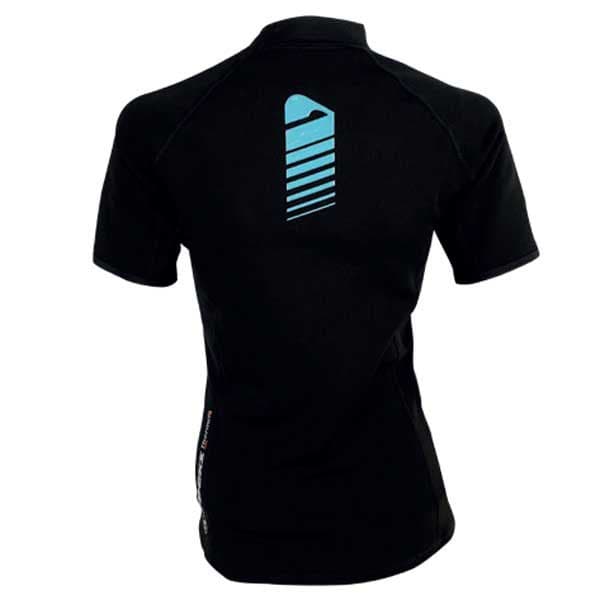 Apeks Kortärmad T-shirt Thermiq Carbon Core Svart 2XL Man