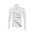Miniatyrbillede 1 af 2: Erima Langærmet T-shirt Med Halv Lynlås Racing Hvid 164 cm Dreng