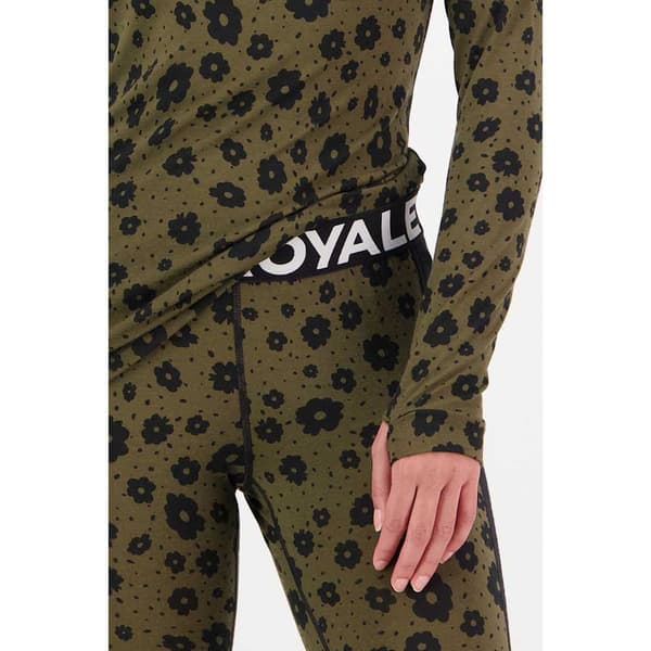 Mons Royale Cascade Flex 3/4 Leggings Grøn M Kvinde