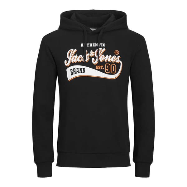 Jack & Jones Luvtröja Logo 2 Col Plus Svart 2XL Man