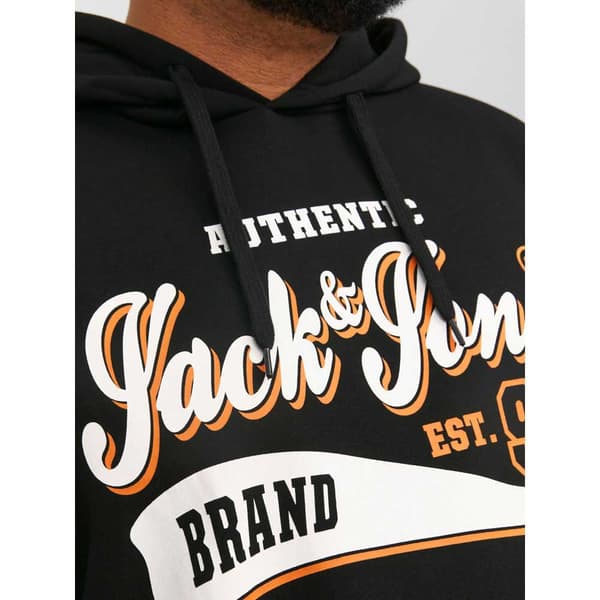 Jack & Jones Luvtröja Logo 2 Col Plus Svart 2XL Man