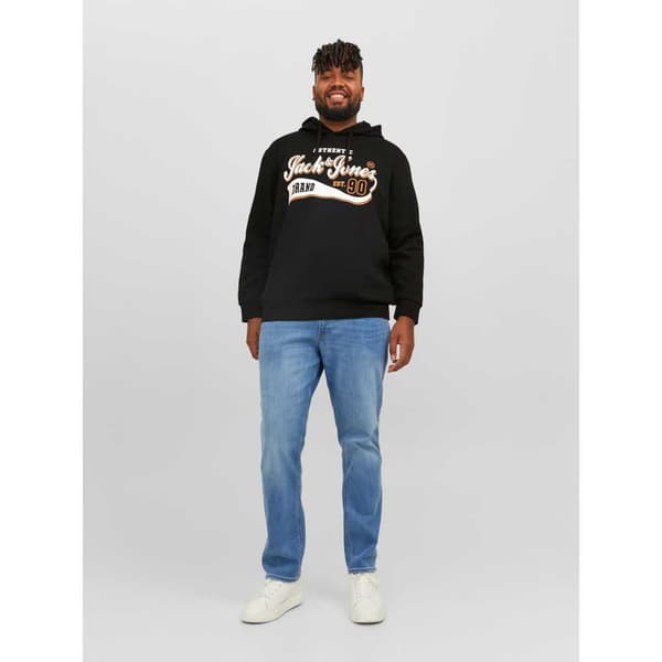 Jack & Jones Luvtröja Logo 2 Col Plus Svart 2XL Man