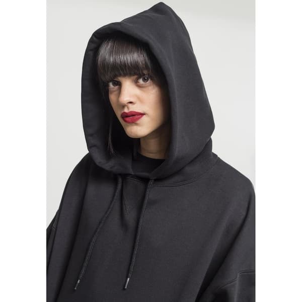 Urban Classics Lang Oversize Sweatshirt Sort XS Kvinde