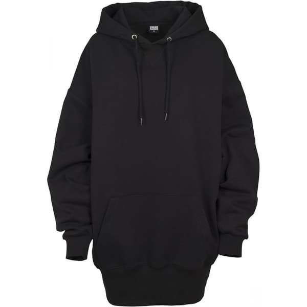 Urban Classics Lang Oversize Sweatshirt Sort XS Kvinde