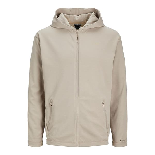 Jack & Jones Full Vetoketjullinen Villapaita Cloud Beige 2XL Mies