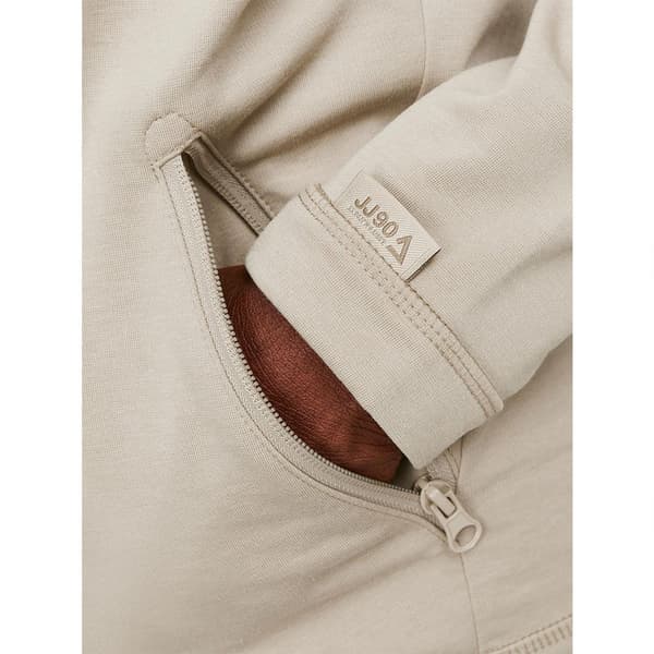 Jack & Jones Full Vetoketjullinen Villapaita Cloud Beige 2XL Mies