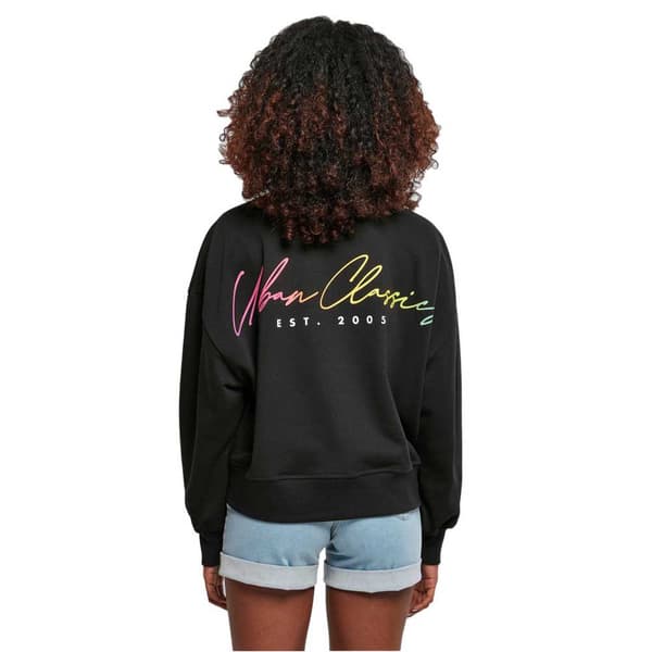 Urban Classics Sweatshirt Oversized Rainbow Sort M Kvinde