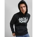 Miniatyrbillede 5 af 6: Jack & Jones Hættetrøje Corp Logo 2 Pack Sort XS Mand