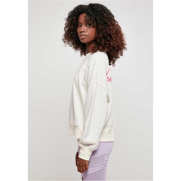 Urban Classics Sweatshirt Oversized Rainbow Beige M Kvinde