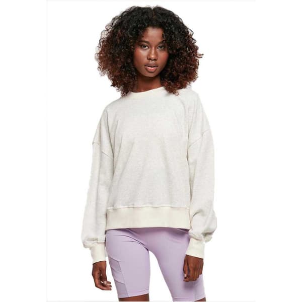 Urban Classics Sweatshirt Oversized Rainbow Beige M Kvinde