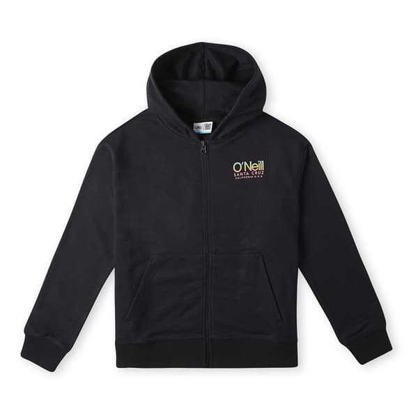 O´neill Sweatshirt Med Fuld Lynlås Circle Surfer Sort 11-12 Years Pige