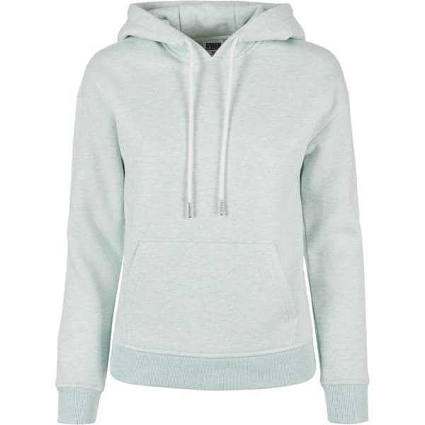 Urban Classics Sweatshirt Color Melange Blå M Kvinde