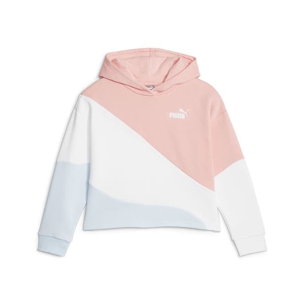 Puma Luvtröja Power Cat Fl G Rosa 11-12 Years Flicka
