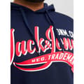Pikkukuva 4 / 7: Jack & Jones Huppari Logo 2 Col Plus Sininen 2XL Mies