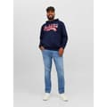 Pikkukuva 7 / 7: Jack & Jones Huppari Logo 2 Col Plus Sininen 2XL Mies
