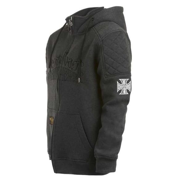 West Coast Choppers Sweatshirt Med Full Dragkedja Choppers Por Vida Grå L Man