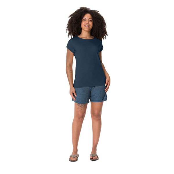 Vaude Kortärmad T-shirt Moja Iv Blå 36 Kvinna