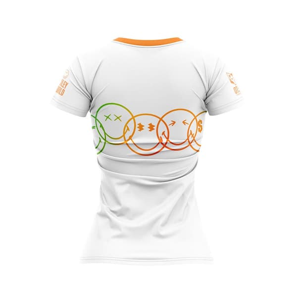 Otso Kortärmad T-shirt Smileyworld Believe Vit S Kvinna