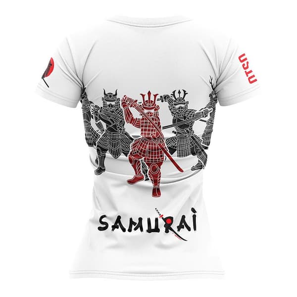 Otso Kortärmad T-shirt Samurai Vit S Kvinna