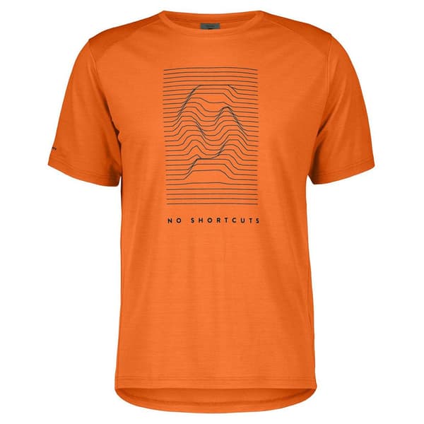 Scott Kortærmet T-shirt Defined Merino Graphic  M Mand