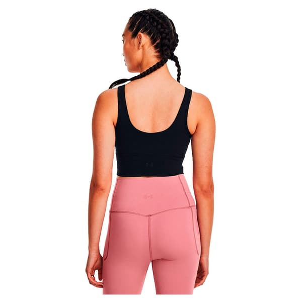 Under Armour Hihaton T-paita Meridian Fitted Crop Musta M Nainen