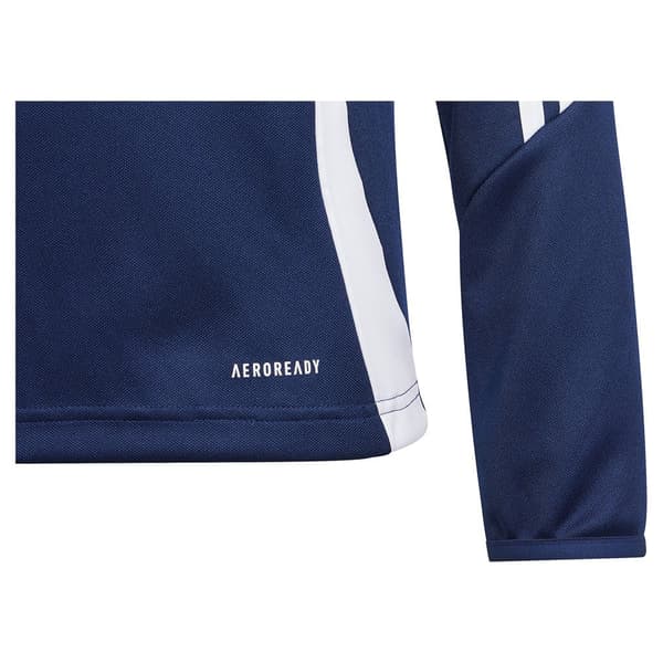 Adidas Halv Lynlå Sweatshirt Tiro24  5-6 Years Dreng