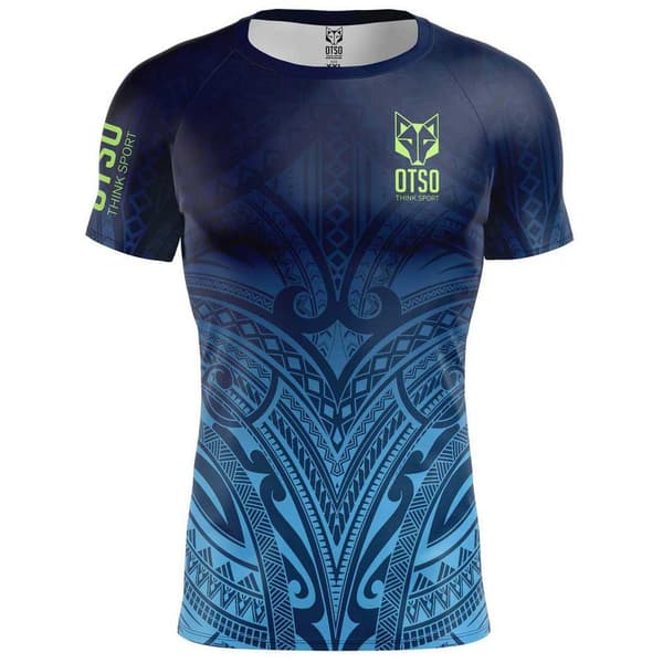 Otso Kort ærme T-shirt T-shirt Blå S Mand