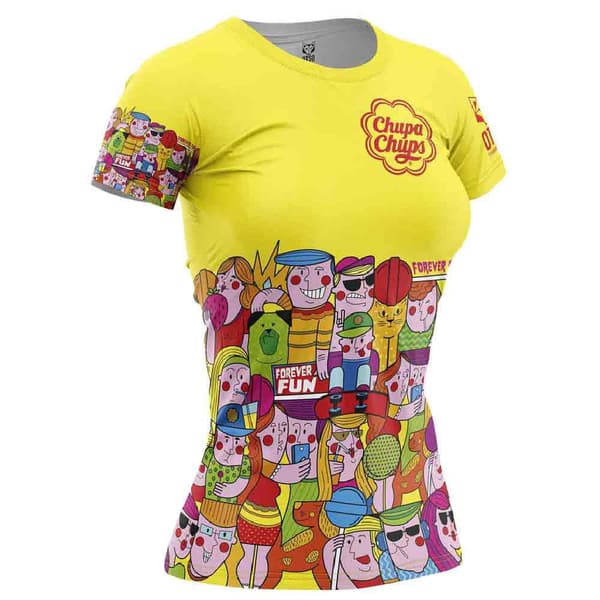Otso Chupa Chups Forever Fun Short Sleeve T-shirt Flerfärgad S Kvinna