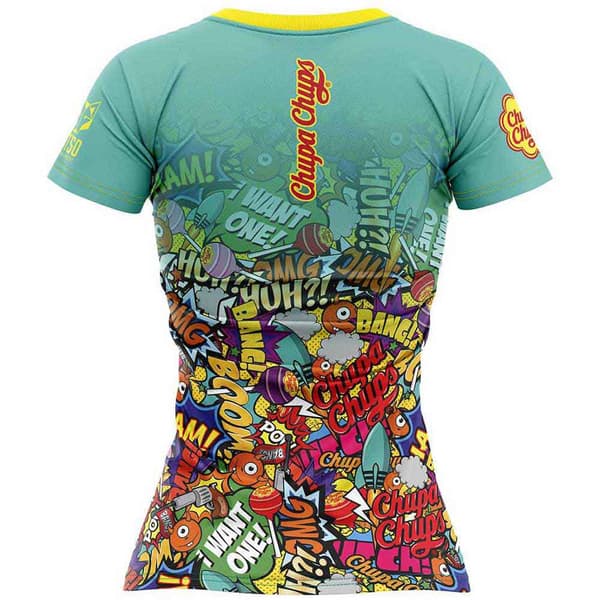 Otso Kortärmad T-shirt Chupa Chups Comic Flerfärgad M Kvinna