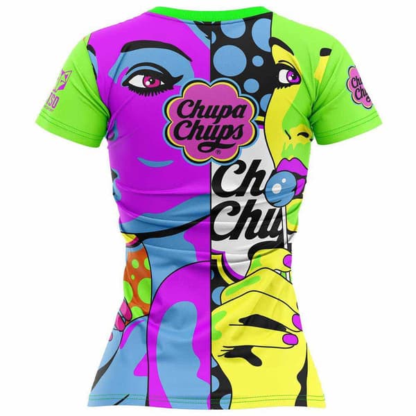 Otso Kortärmad T-shirt Chupa Chups Warhool Flerfärgad S Kvinna