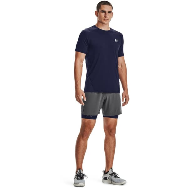 Under Armour Monteret Trøje Heatgear Blå 2XL Mand