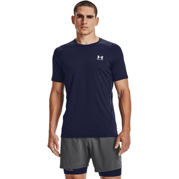 Under Armour Monteret Trøje Heatgear Blå 2XL Mand