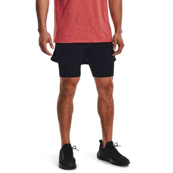 Under Armour Shorts Peak Woven 2-in-1 Svart L Man