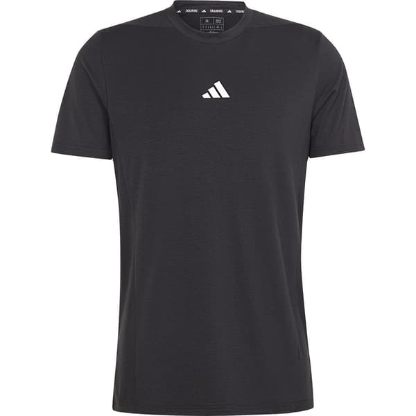Adidas Kortärmad T-shirt Designed For Training Svart S Man
