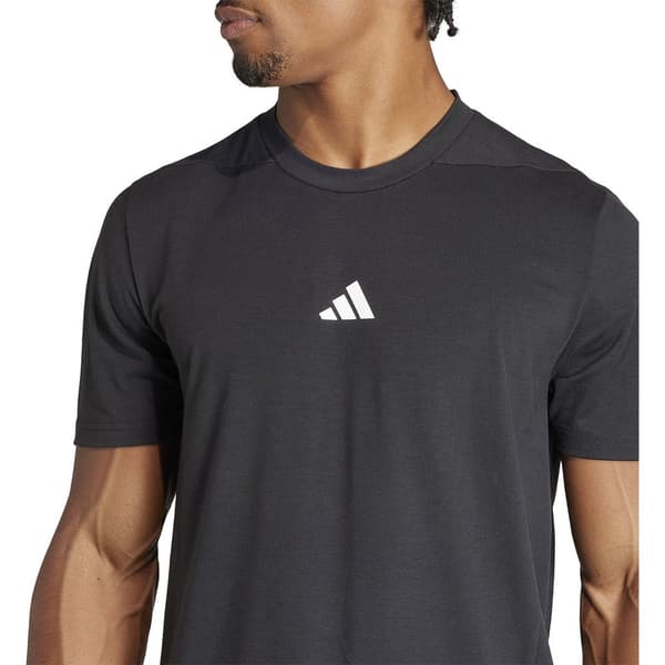 Adidas Kortärmad T-shirt Designed For Training Svart S Man
