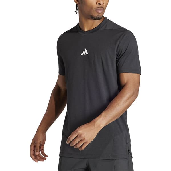 Adidas Kortärmad T-shirt Designed For Training Svart S Man