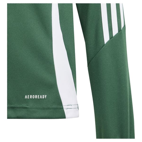 Adidas Tröja Med Halv Dragkedja Tiro24 Grönt 5-6 Years Pojke