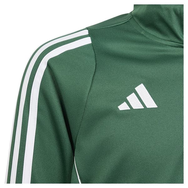 Adidas Tröja Med Halv Dragkedja Tiro24 Grönt 5-6 Years Pojke