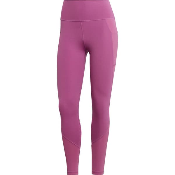 Adidas Leggings Optime Shine Lilla L Kvinde