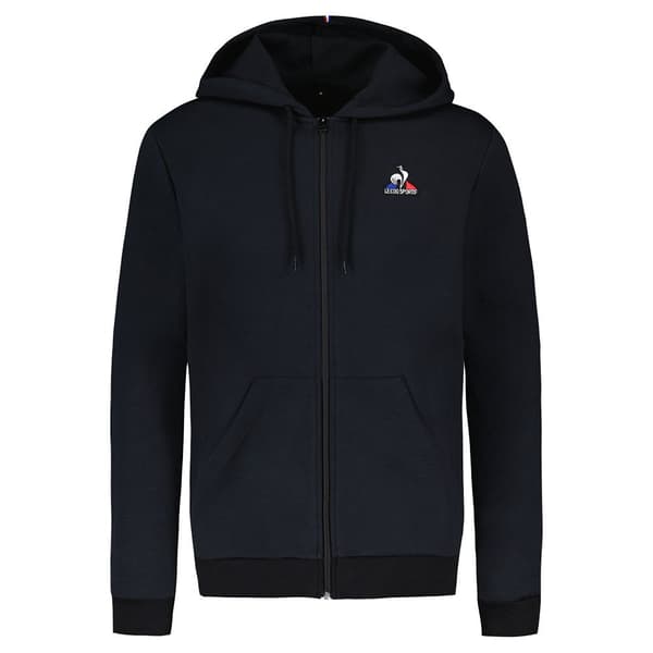 Le Coq Sportif Full Vetoketjullinen Villapaita 2310564 Essentials N°4 Musta M Mies